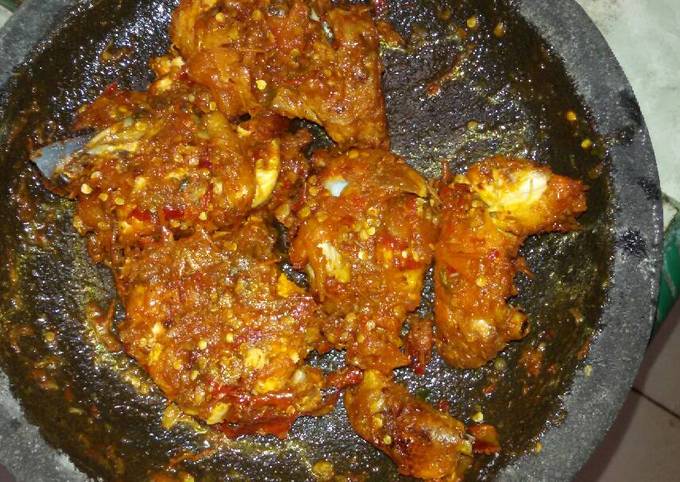 Ayam Penyet Sederhana