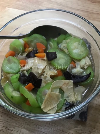 Cara Mudah Membikin Resep Tumis oyong kembang tahu sehat #homemadebylita yang Uenak Anti Ribet, Mantap