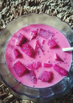Foto resep Es buah naga