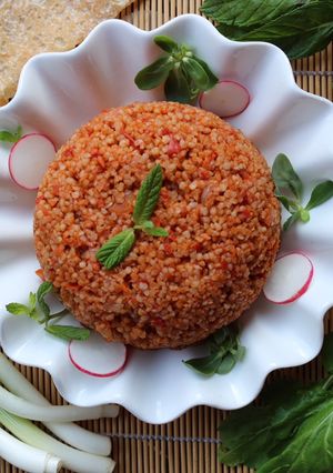 صورة لوصفة برغل بالبندورة