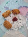 Chicken Nugget Crispy dengan Buble Crumble. (Homemade)