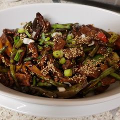 A picture of My Beef and Veg Teryaki Stir Fry.