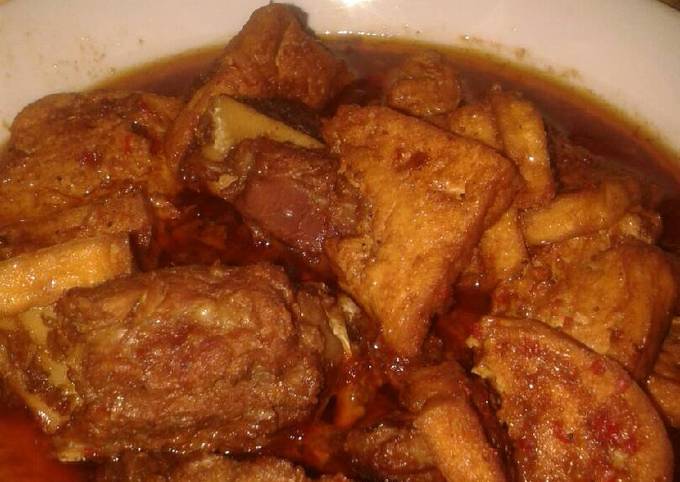 Semur Iga dan Tahu