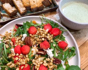 Without Fail Making Recipe Arugula and watermelon salad Delicious Steady