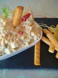 Una foto de Tapa de ensaladilla rusa