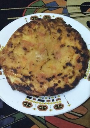 A picture of Carrot Pratha.