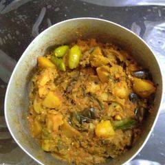 A picture of Mix veg coconut curry.