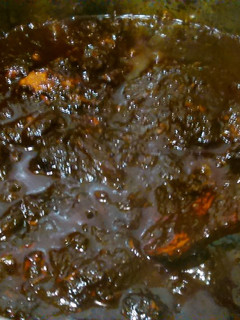 Una foto de Costilla en salsa de chile seco