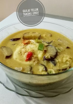 Foto resep Gulai Telur Terong Ungu #Ketopad_CP_Telur