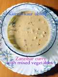 Zanzibar curry with mixed vegetables 🍅🧄🌻🧅🌶️