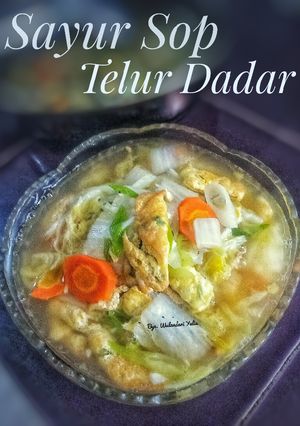 Foto resep Sop Telur Dadar