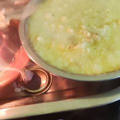 A picture of Panner Payasa/kheer.