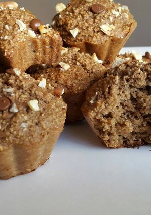 Una foto de Muffins saludables de chocolate!