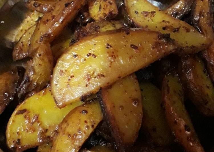 Recipe of Quick Spicy potatoes