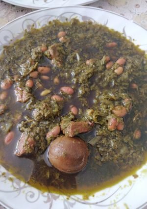 عکسی از دستور قرمه سبزی
