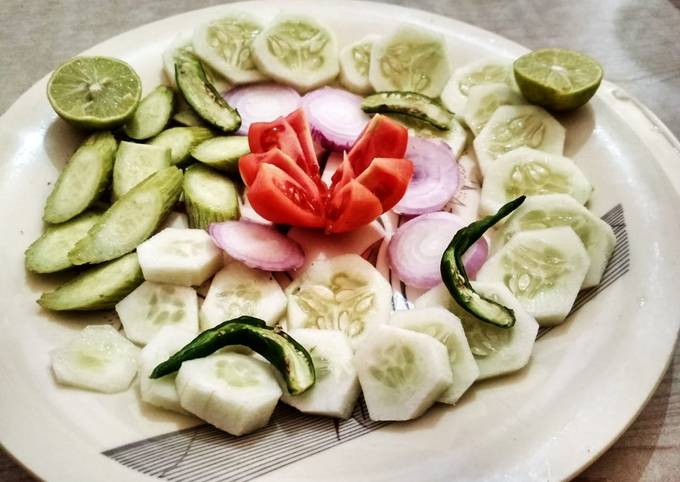 Steps to Make Homemade Salad