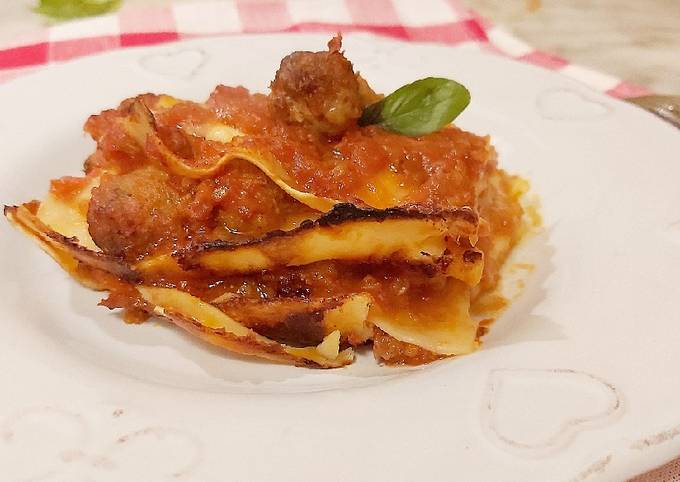 Lasagna con ragù della domenica