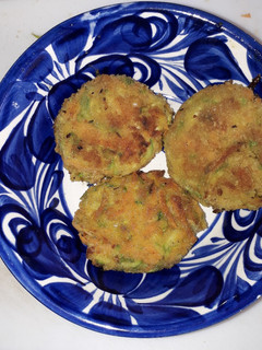 A picture of Carrot and Pumpkin Patties.