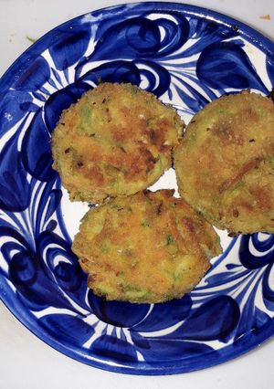 Una foto de Tortitas de zanahoria y calabaza