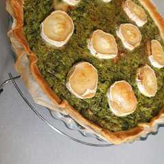 A picture of Tarta de Espinaca y Queso Ricota y Cabra.