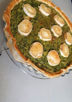 Una foto de Tarta de Espinaca y Queso Ricota y Cabra