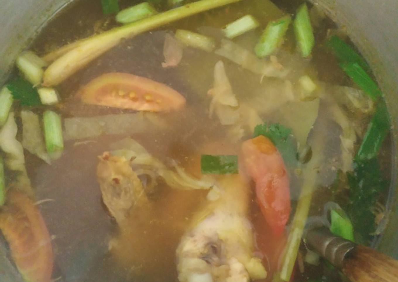 Soto ayam instan gak pakek lama