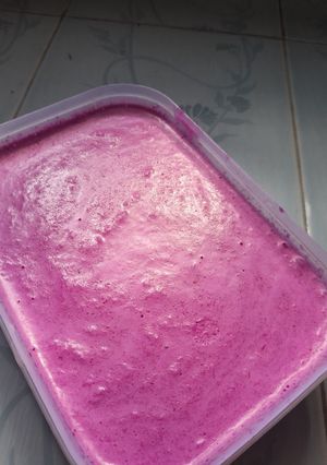 Foto resep Ice cream buah naga