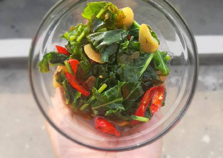 Resep Tumis Kale Saus Tiram yang enak