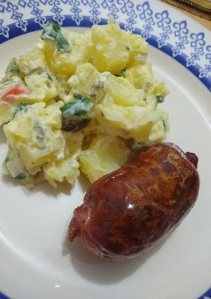 Una foto de Ensalada de papas estilo alemán
