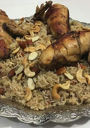 A picture of Chicken Kabsa ❤♥❤ #KokabandCookpad.
