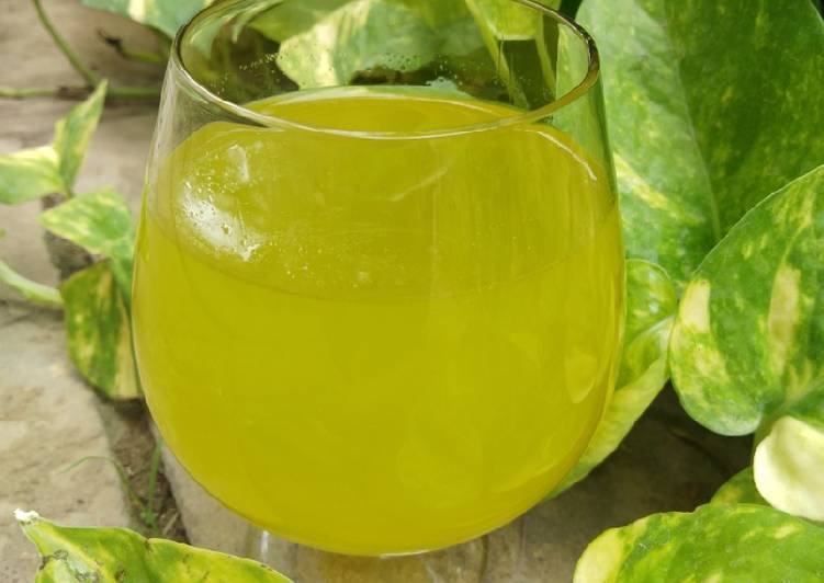 Recipe of Any-night-of-the-week Mint lime juice