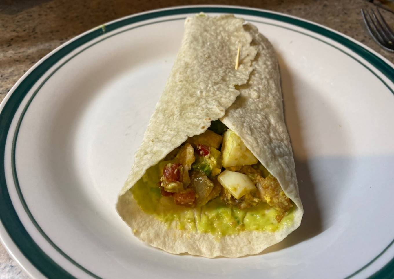 Wraps de pollo (y la verdura que tengas)