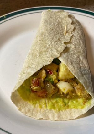 Una foto de Wraps de pollo (y la verdura que tengas)