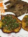 Chuleton de Cerdo & Tostones con Mojito #lacocinadegiri