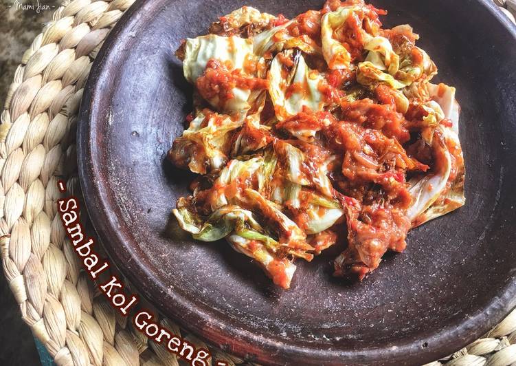 Cara masak Sambal Kol Goreng , Lezat Sekali