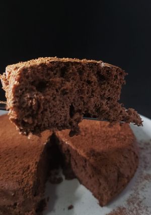 Una foto de Genoise de Chocolate