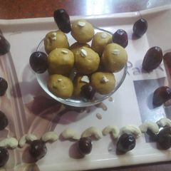 Sattu ladoo-- A picture of Sattu ladoo--.