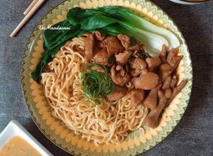 Foto resep Mie Ayam Topping Ayam Kecap