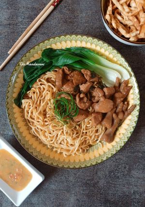 Foto resep Mie Ayam Topping Ayam Kecap