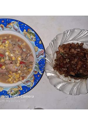 Foto resep Tumis Jagung Jamur Sosis dan Tempe Asam Manis Gurih