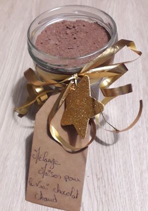 Une photo de Mélange maison pour le vrai chocolat chaud