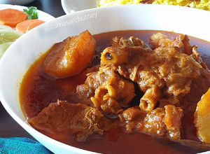 A picture of Bengali Style Mutton Curry with Potatoes !!.