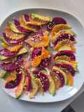 Ensalada de Pitaya con Naranja y Aguacate