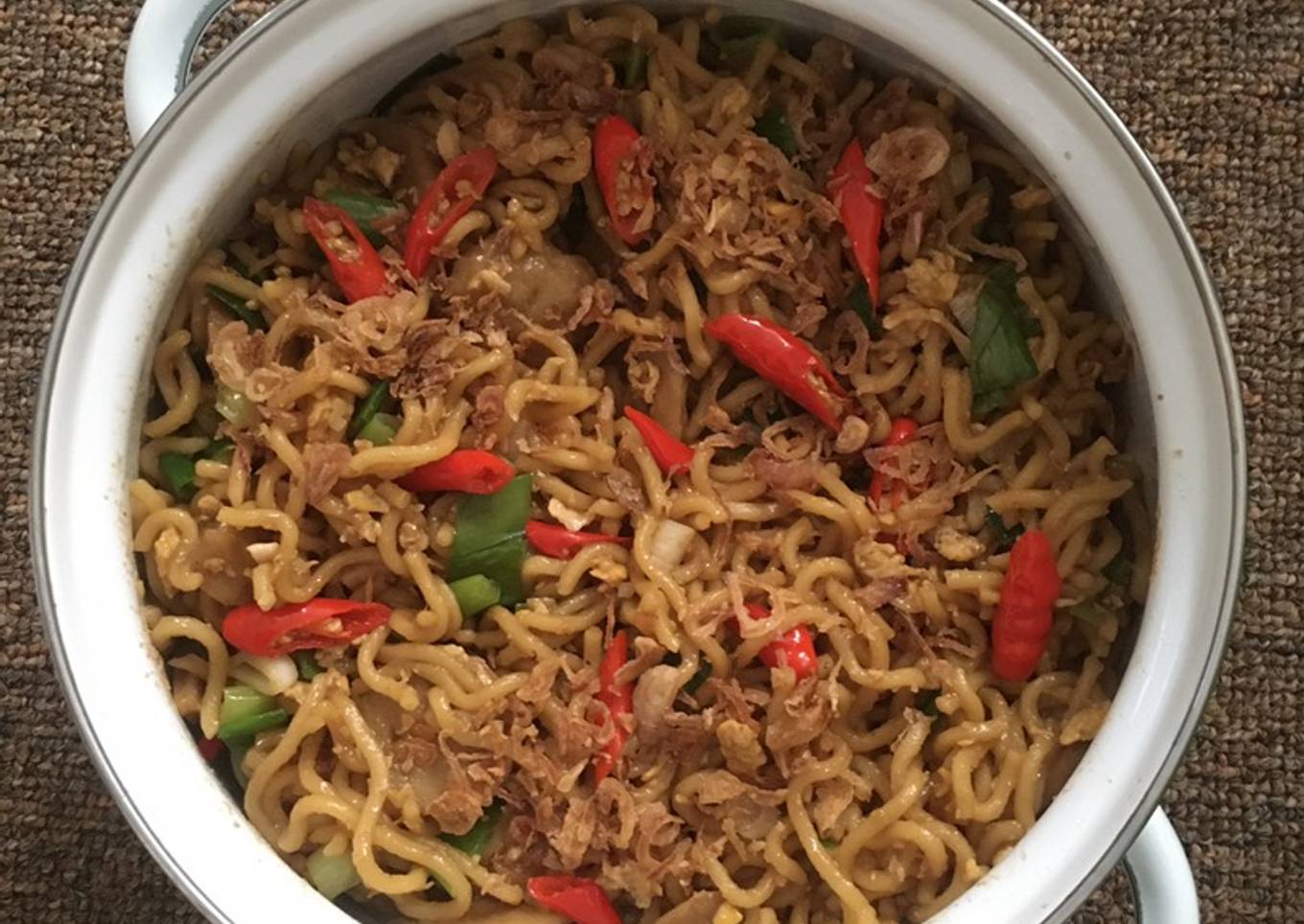 Mie goreng homemade (tanpa garam & micin)