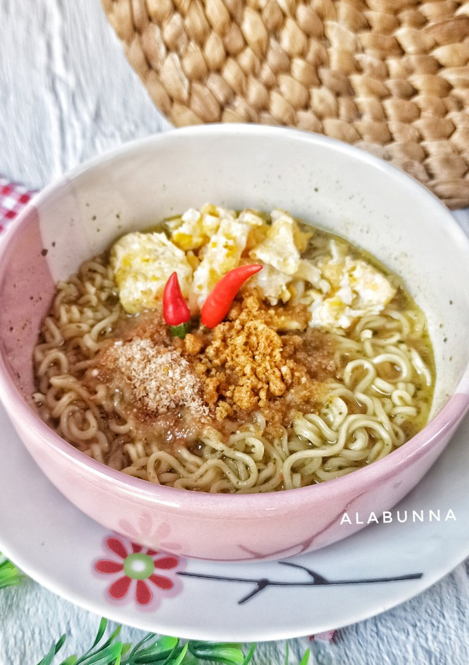 Foto resep Mie Kuah Telur Orak Arik