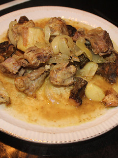 Una foto de Costillas de cerdo troceadas al horno