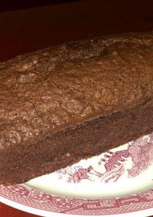 Una foto de Budín de banana y nutella