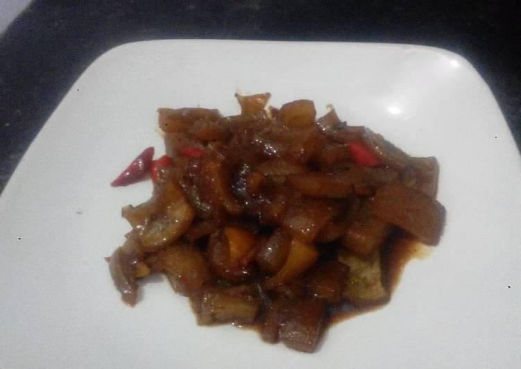 Kikil bumbu teriyaki