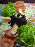 Ensalada primaveral bien colorida 🍅🥚🍅🥚🍅🥚
