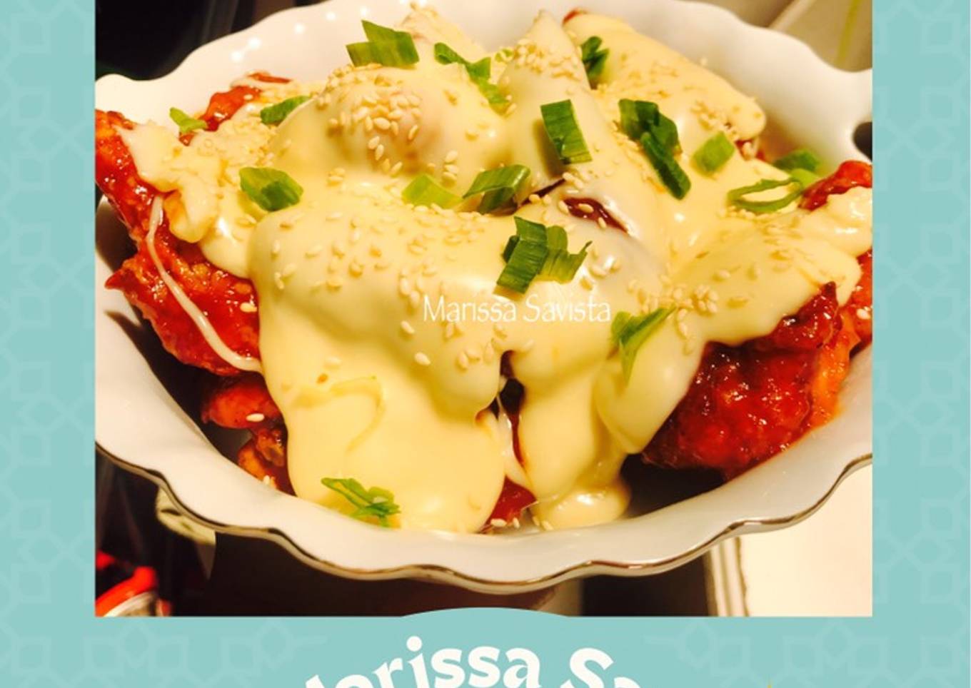 Korean Chicken Cheese Melt